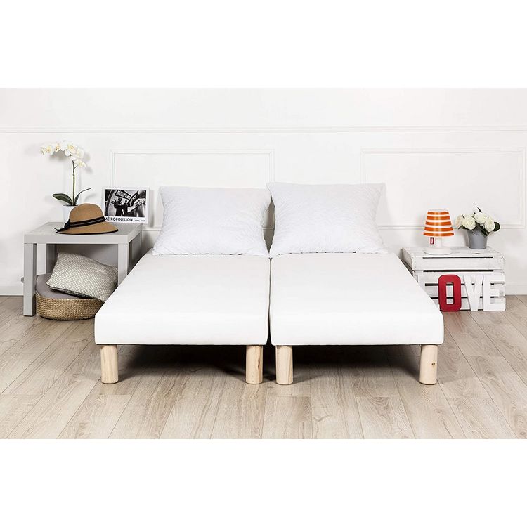 Remise ???? Ensemble 2 Sommiers 70 X 190 Cm Avec Pieds ???? 3 Remise ???? Ensemble 2 Sommiers 70 X 190 Cm Avec Pieds ????