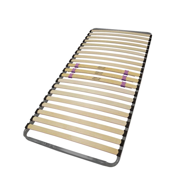 Tout neuf ???? EBAC Cadre Métallique 20 Lattes Multi-plis Bois 90x190 Cm ???? 3 Tout neuf ???? EBAC Cadre Métallique 20 Lattes Multi-plis Bois 90x190 Cm ????