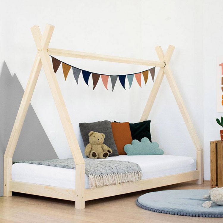 Sortie ???? Youdoit Lit Tipi Enfant NAKANA - Bois Massif - Naturel - 90 X 200 Cm ???? 3 Sortie ???? Youdoit Lit Tipi Enfant NAKANA - Bois Massif - Naturel - 90 X 200 Cm ????