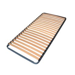 Nouveau ???? EBAC Cadre Métallique 22 Lattes Multi-plis Bois 80x190 Cm ????