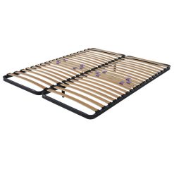 Acheter ???? EBAC Cadre Métallique 20 Lattes Multi-plis Bois 2x80x200 Cm ????