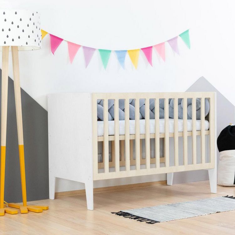 Bon marché ???? Youdoit Lit évolutif Bébé - SLEEPY - à Barreaux - Couleur Naturel - 60 X 120 Cm ???? 4 Bon marché ???? Youdoit Lit évolutif Bébé - SLEEPY - à Barreaux - Couleur Naturel - 60 X 120 Cm ???? – Image 2