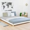 Coupon ???? Youdoit Lit Double TATAMI - Bois Massif - Naturel Et Blanc - 180 X 200 Cm ???? -VIDAXL Shop unnamed file 733