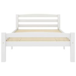 Acheter ⌛ VIDAXL Cadre De Lit Blanc Bois De Pin Massif 90x200 Cm ⌛ -VIDAXL Shop unnamed file 811