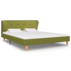 Meilleure vente ???? VIDAXL 280710 Bed Frame Green Fabric 135x190 Cm (UK/NO/IE/FI/DE/FR/NL Only) ????