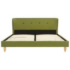 Meilleure vente ???? VIDAXL 280710 Bed Frame Green Fabric 135x190 Cm (UK/NO/IE/FI/DE/FR/NL Only) ???? -VIDAXL Shop unnamed file 814