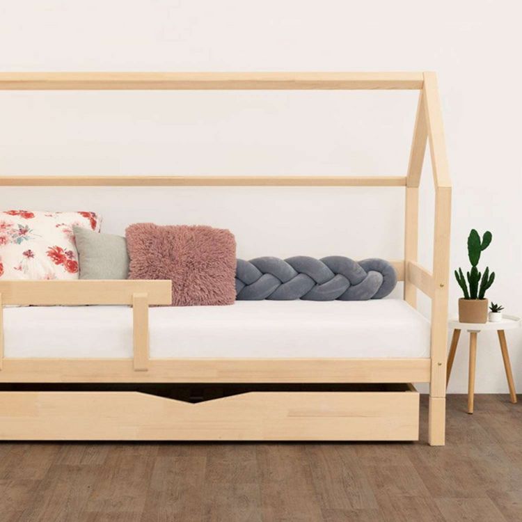 Remise ⌛ Youdoit 4 Pieds Réhausseurs De Lit - Couleur Bois Naturel - H : 20 Cm - Pour Largeur Lit 120 Cm ???? 4 Remise ⌛ Youdoit 4 Pieds Réhausseurs De Lit - Couleur Bois Naturel - H : 20 Cm - Pour Largeur Lit 120 Cm ???? – Image 2