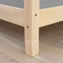 Grosses soldes ???? Youdoit 6 Pieds Réhausseurs De Lit - Couleur Bois Naturel - H : 10 Cm - Pour Largeur Lit 140 Cm ????